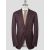 Isaia Isaia Burgundy Wool Silk Cashmere Blazer Burgundy 000