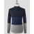 Gran Sasso Gran Sasso Blue Gray Cashmere Virgin Wool Sweater Crewneck Blue / Gray 000