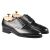 Kiton KITON Black Leather Dress Shoes Black 000