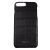 Zilli Zilli Black Leather Crocodile iPhone 7 Plus Cover Black 000