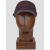 Isaia Isaia Burgundy Leater Lambs Baseball Cap Burgundy 000