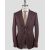 Isaia Isaia Burgundy Wool Cashmere Blazer Violet 000