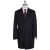 Luigi Borrelli Luigi Borrelli Black Cashmere Overcoat Black 000