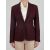 Kiton Kiton Red Black Cashmere Silk Blazer Red / Black 000