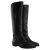 Kiton Kiton Black Leather Snake Boots Black 000