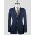 Isaia Isaia Blue Wool Nylon Blazer Blue 000