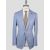 Isaia Isaia Light Blue Linen Cotton Blazer Light Blue 000