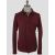 Isaia Isaia Burgundy Leather Suede Coat Burgundy 000