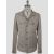 Isaia Isaia Gray Leather Suede Coat Gray 000