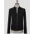 Isaia Isaia Black Leather Suede Coat Black 000