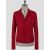 Isaia Isaia Red Leather Suede Coat Red 000