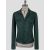 Isaia Isaia Green Leather Suede Coat Green 000