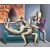 Mark Kostabi Mark Kostabi Multicolor Painting 25x30 Cm Multicolor 000