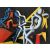 Mark Kostabi Mark Kostabi Multicolor Painting 45x60 Cm Multicolor