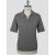 Isaia Isaia Gray Linen Silk Polo Gray 000