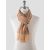 Isaia Isaia Light Brown Cotton Linen Scarf Light Brown 000