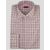 Isaia Isaia Burgundy White Cotton Shirt Burgundy / White 000