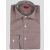 Isaia Isaia Burgundy White Cotton  Shirt Burgundy / White 000