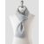 Isaia Isaia Gray Cotton Linen Scarf Gray 000