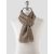 Isaia Isaia Brown Cotton Linen Scarf Brown 000