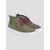 Isaia Isaia Green Leather Suede Sneakers Shoes Green 000