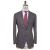 Kiton KITON Gray Silk Cashmere Linen Blazer Gray 000