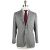 Kiton KITON Gray White Cashmere Blazer Gray/White 000