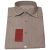 Kiton KITON Gray Cotton Shirt Light Gray 000