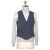 Kiton KITON Blue Leather Calfskin Vest Blue 000