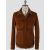 Isaia Isaia Brown Cotton Velvet Coat Brown 000