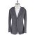 KNT Kiton Knt Gray Cotton Pl Velvet Suit Gray 000