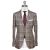 Kiton Kiton Brown Cashmere Virgin Wool Silk Linen Blazer Brown 000