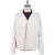 KNT Kiton Knt White Viscose PA EA Coat White 000