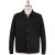 KNT Kiton Knt Black Viscose PA EA Special Edition Coat Black 000