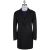 Kiton Kiton Black Cashmere Double Breasted Overcoat Black 000