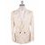 KNT Kiton Knt Beige White Cotton Blazer Beige / White 000