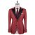 Kiton Kiton Black Red Cashmere Silk Linen Smoking Blazer Red / Black 000