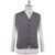 Kiton Kiton Gray Cashmere Silk Sweater Gilet Gray 000