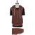 Kiton Kiton Brown Cotton Pa Tracksuit Gilet Brown 000