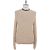 Kiton Kiton Beige Cotton Linen Sweater Crewneck Beige 000