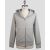 Kiton Kiton Gray Cotton Ea Sweater Full Zip Gray 000