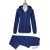 Kiton Kiton Blue Cotton Ea Tracksuit Blue 000