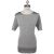 KNT Kiton Knt Gray Cashmere Cotton T-Shirt Gray 000