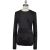 KNT Kiton Knt Black Gray Cotton Sweater Crewneck Black / Gray 000