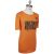 KNT Kiton Knt Orange Black Cotton T-Shirt Orange / Black 000