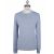 KNT Kiton Knt Blue Cotton Linen Sweater Crewneck Blue 000