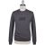 KNT Kiton Knt Gray Cotton Sweater Crewneck Gray 000