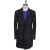 KNT Kiton Knt Black Gray Cashmere PA Overcoat Black / Gray 000