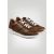 Kiton Kiton Brown Leather Fur Sheepskin Sneakers Brown 000