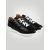 Kiton Kiton Black Leather Fur Sheepskin Sneakers Black 000